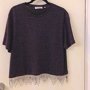 OPENING CEREMONY BEADED TSHIRT